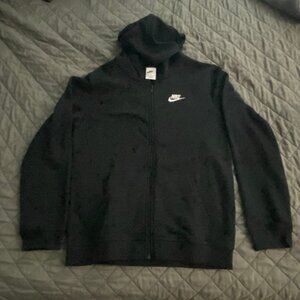 Boys Nike Black Full Zip Hoodie X-Large XL
